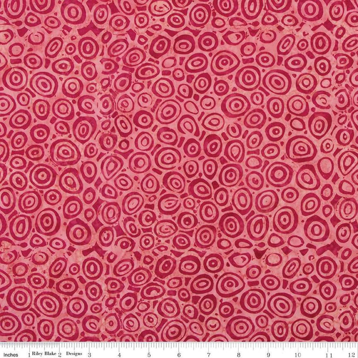 Riley Blake Designs Expressions Batiks That Summer Feelin&#39; BTHH1195 Rosette