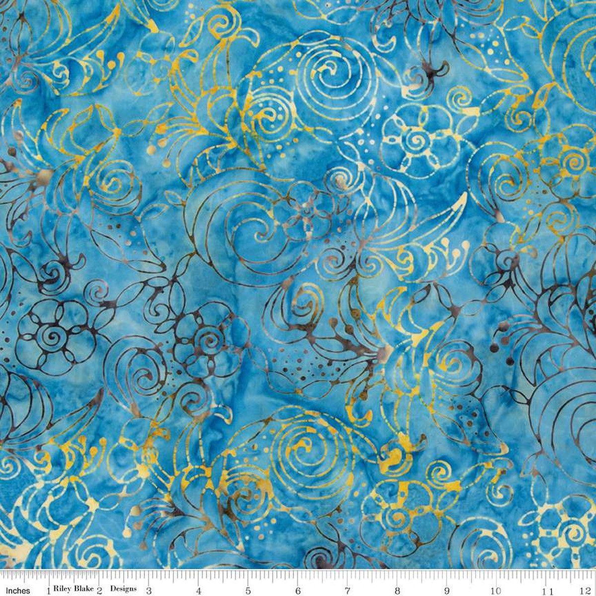 Riley Blake Designs Expressions Batiks That Summer Feelin&#39; BTHH1222 Breezy