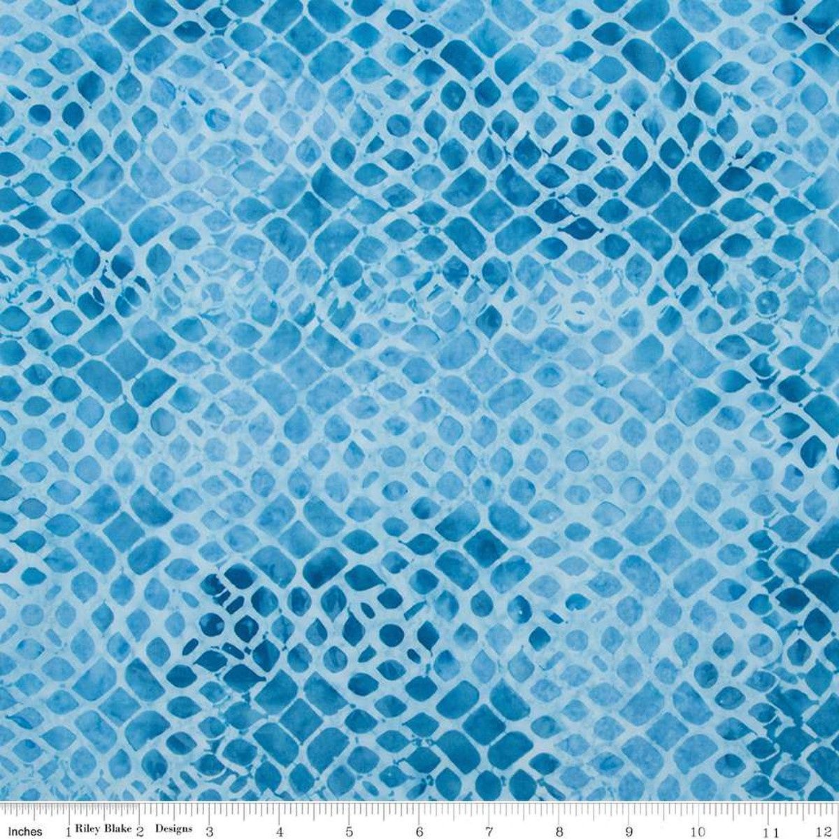 Riley Blake Designs Expressions Batiks That Summer Feelin&#39; BTHH1223 Fountain Blue