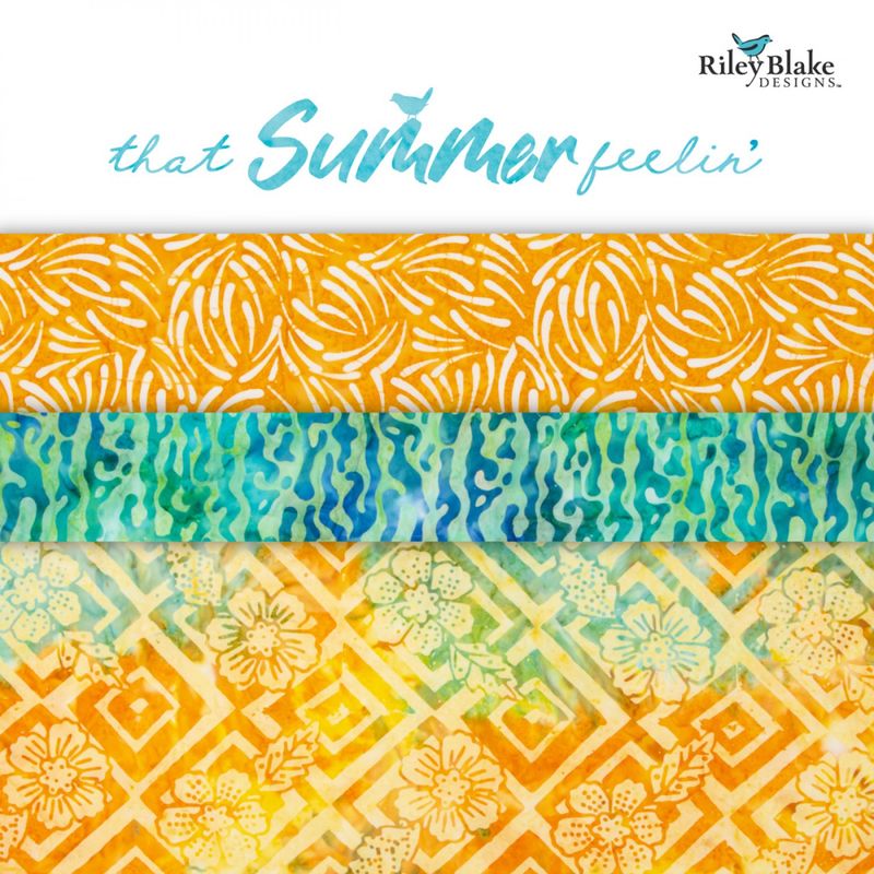 Riley Blake Designs Expressions Batiks That Summer Feelin&#39; Rolie Polie RP TSMRFLN 40
