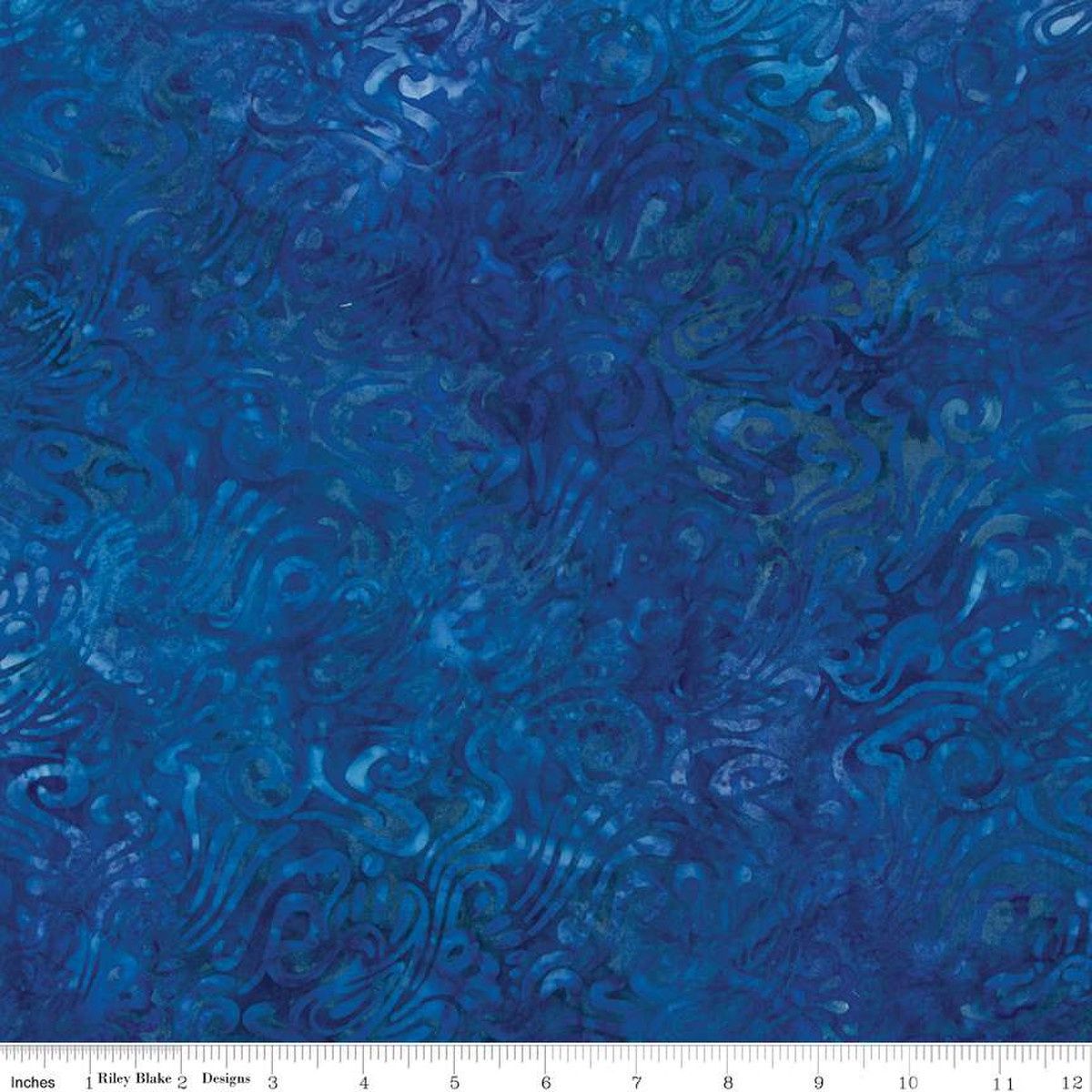 Riley Blake Designs Expressions Batiks That Summer Feelin&#39; BTAP1226 Lapis Luzuli