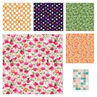 Patio Block Cats and Flowers Quilt Kit