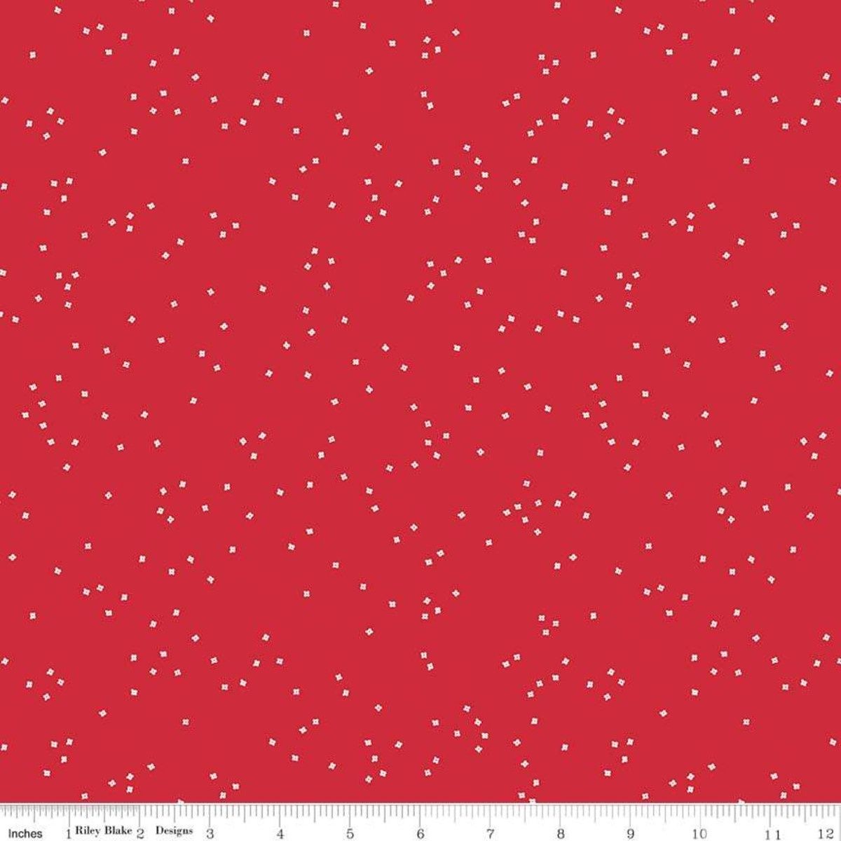 Riley Blake Designs Blossoms in Color C715-Red