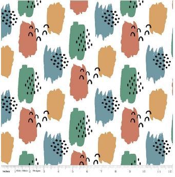 Riley Blake Designs Alphabet Zoo C14091 White