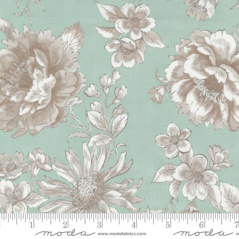 Moda Fabrics 3 Sisters  Sandalwood 44381 13 Eucalyptus