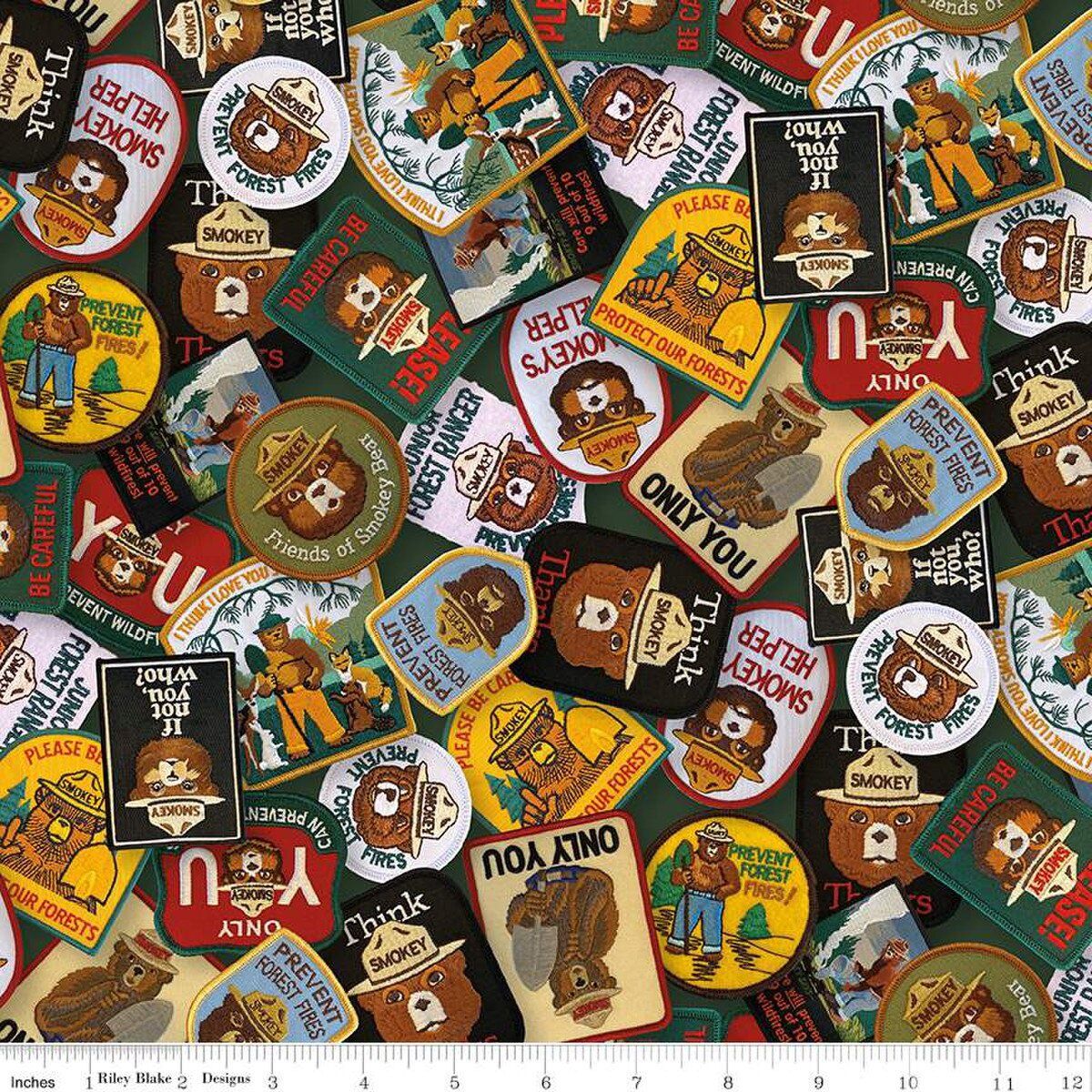 Riley Blake Designs Friends of Smokey Bear C16506-Multi
