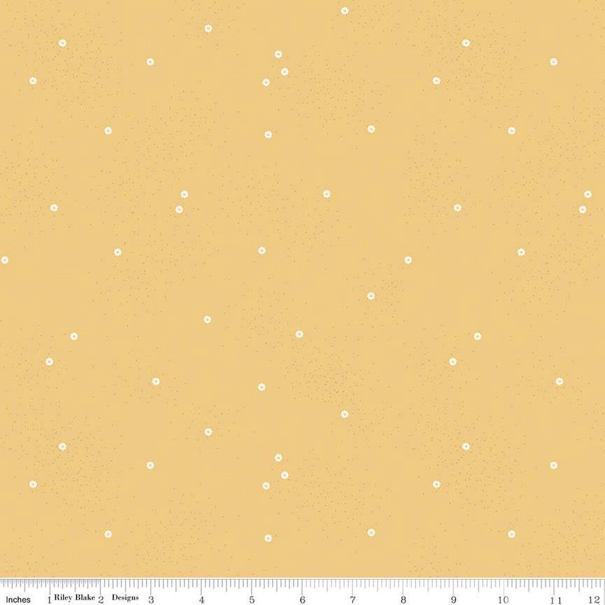 Riley Blake Dainty Daisy C665 Honey