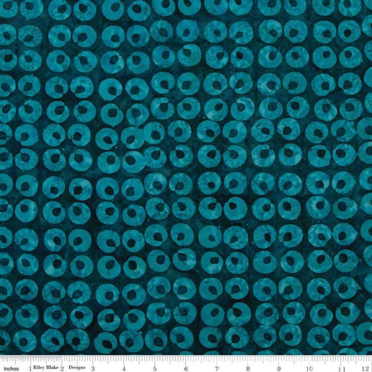 Riley Blake Designs Expressions Batiks Bayou Blues BTHH1238