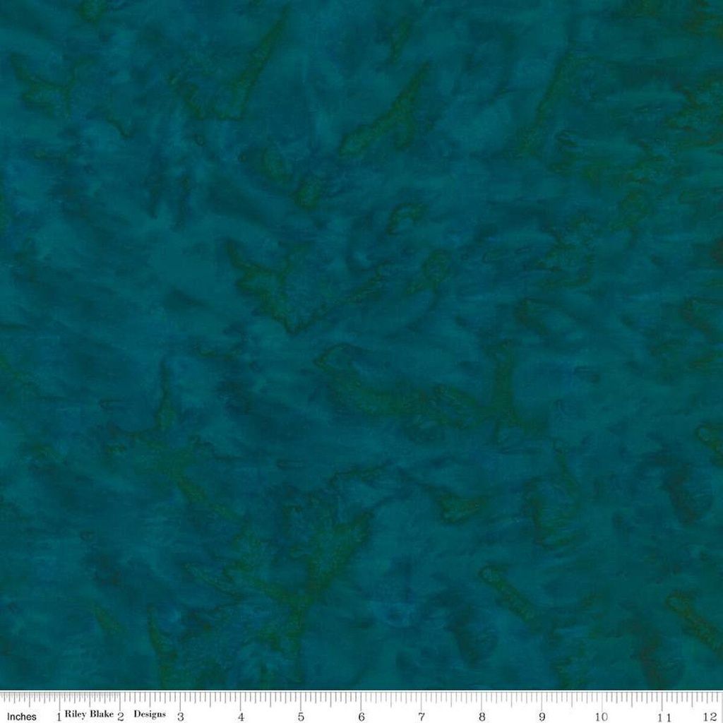 Riley Blake Designs Expressions Batiks Hand Dyes BT21000-278-15 Teal