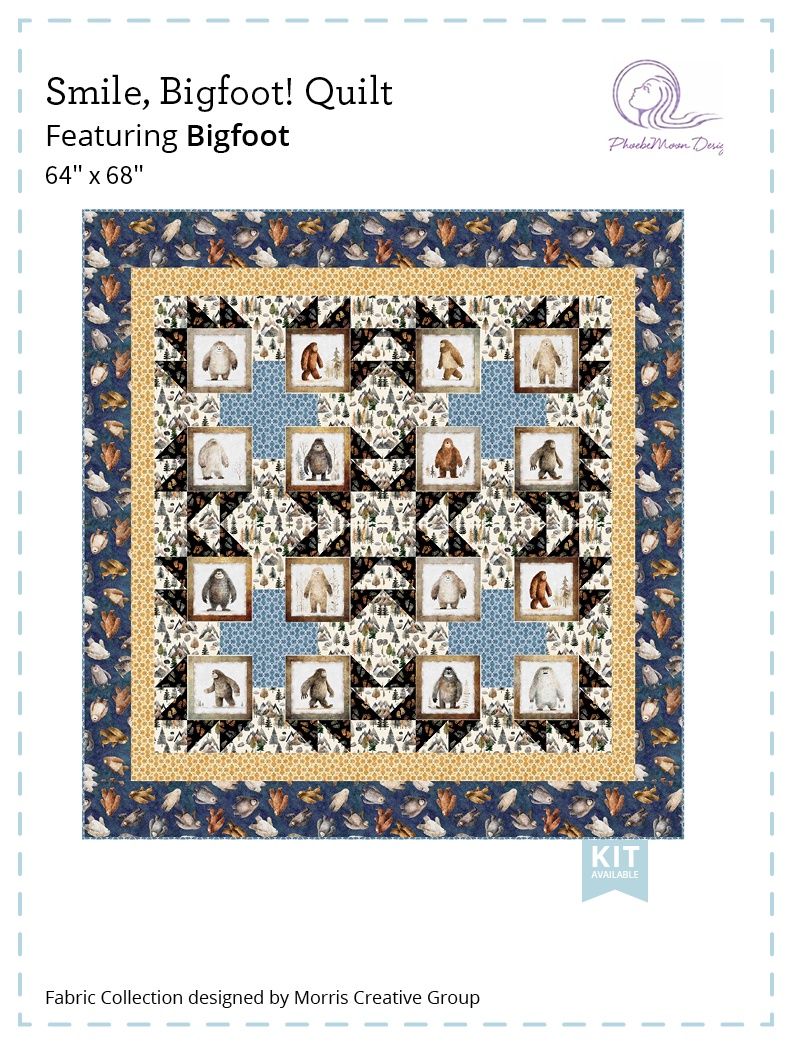 Smile, Bigfoot!  Pattern PMD24025