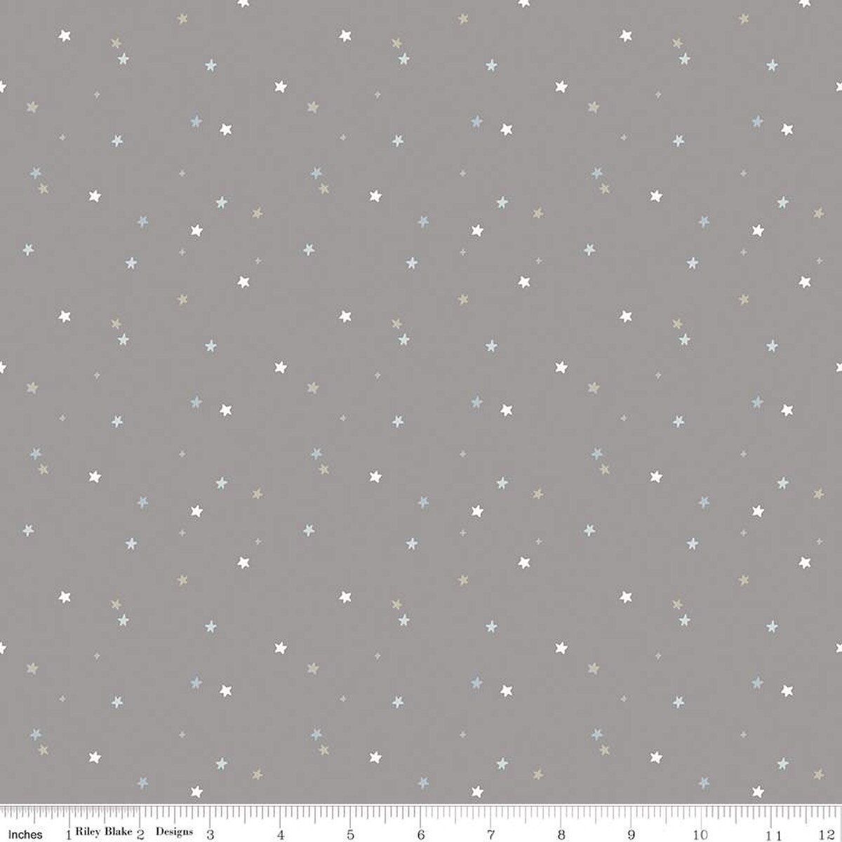 Riley Blake Designs Till the Cows Come Home Flannel F16114-Steel
