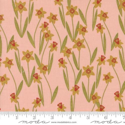 Moda Fabrics Bee Garden 48413 17M Metallic Rose