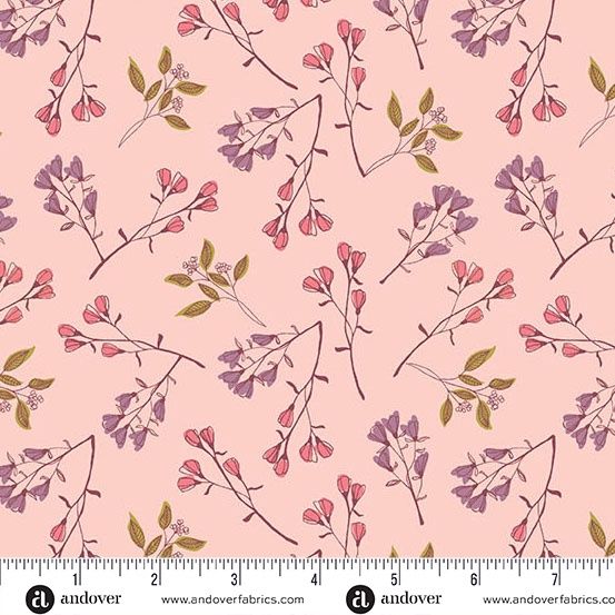 Andover Fabrics Meadow Walk A1340E Blush