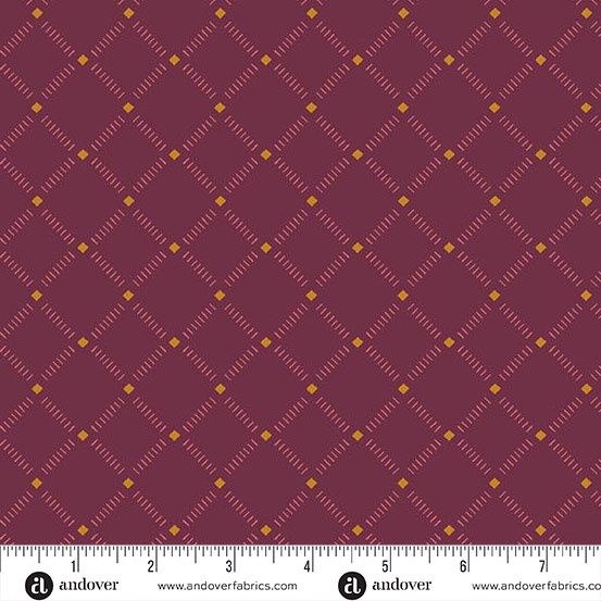 Andover Fabrics Meadow Walk A1343P Raspberry