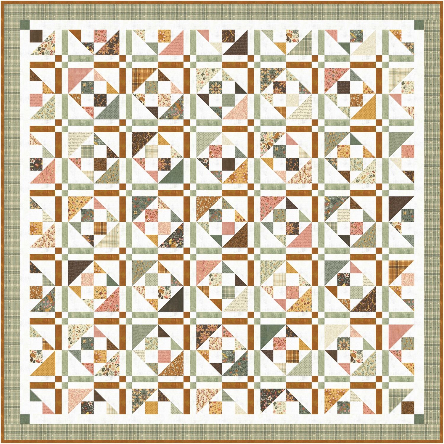 Always Autumn Acorn Hollow Quilt Kit