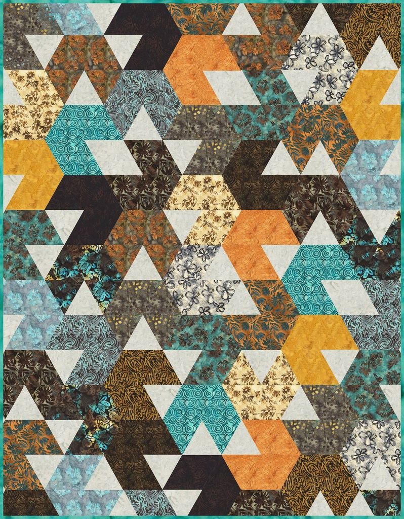 Hex is Gone Quilt Pattern PQP-HEXISGONE