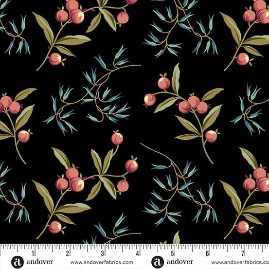 Andover Fabrics Dahlia  A-1375-K Dusk