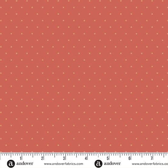 Andover Fabrics Dahlia  A-1385-O Blood Orange