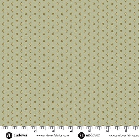 Andover Fabrics Dahlia  A-1387-V Eucalyptus
