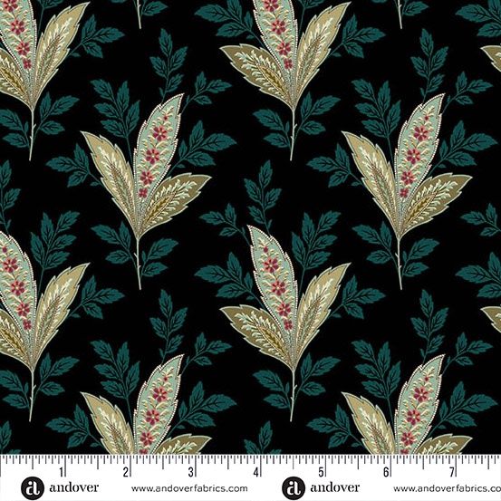 Andover Fabrics Dahlia  A-1376-K Dusk