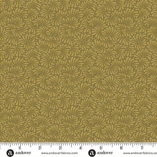 Andover Fabrics Dahlia  A-1378-V Avocado