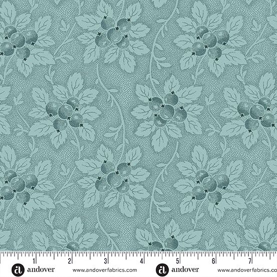 Andover Fabrics Dahlia  A-1381-T Sky