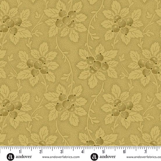 Andover Fabrics Dahlia  A-1381-V Fool&#39;s Gold