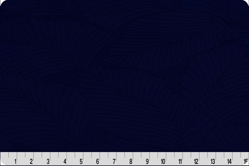 Shannon Fabrics Cuddle 3 Ex Wd Tropic Burnout C390TROP-LE Navy