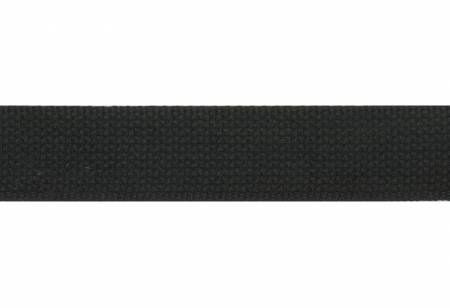 Cotton Webbing 1 1/2 inch COTW15-BLK Black