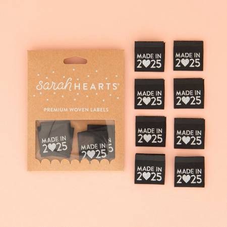 Made in 2025 Silver Woven Labels  SH-LP229