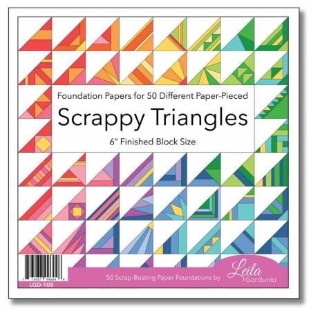 Scrappy Triangle Paper Piecing Pad LGD-108