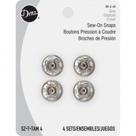 Sew-On Snaps Sz 4 DRI80-4-65