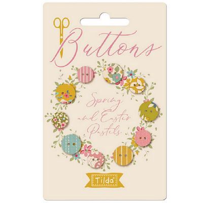Tilda Fabrics Creating Memories Buttons TIL400062 Spring
