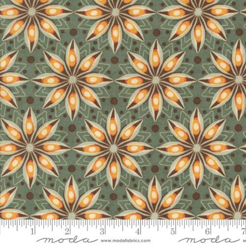 Moda Fabrics Acorn Hollow 30762 19 Eucalyptus