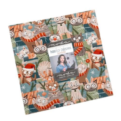 Moda Fabrics Purrfect Christmas Layer Cake 39040LC