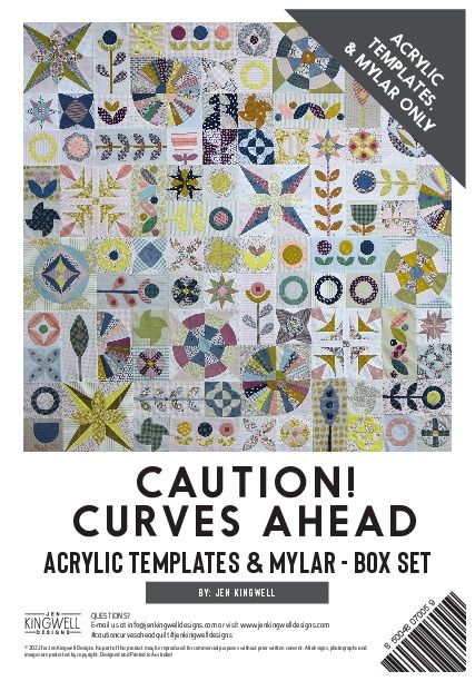 Caution! Curves Ahead Acrylic and Mylar Template Set