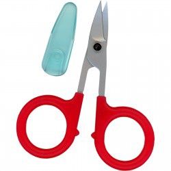 Karen Kay Buckley Perfect Scissors Curved 3 3/4&quot; Red KKBPSC