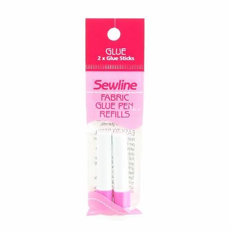 Sewline Water Soluble Fabric Glue Pen Refill Blue FAB50013