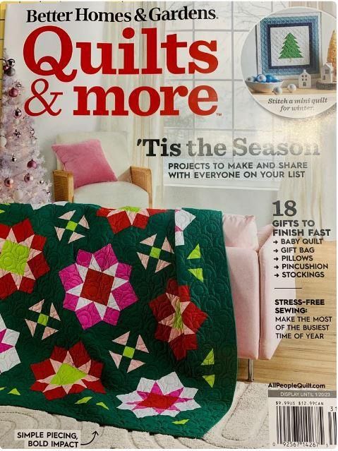 Better Homes &amp; Gardens Quilts &amp; More Winter 2023 Issue