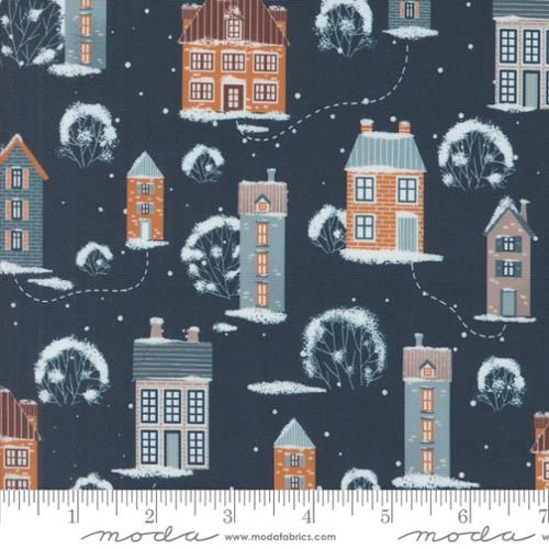 Moda Fabrics Purrfect Christmas 39044 16 Midnight