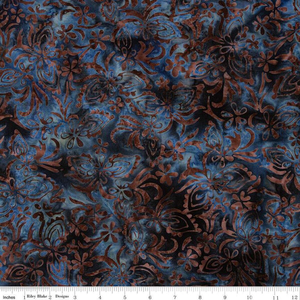 Riley Blake Designs Expressions Batiks Warm Rain BT23032-296 Azure