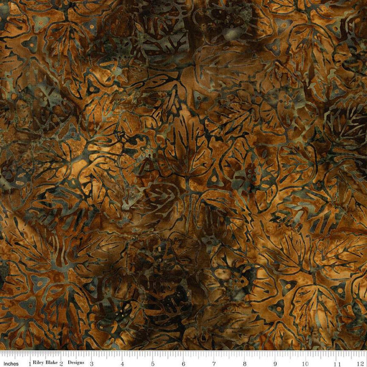 Riley Blake Designs Expressions Batiks Warm Rain BT23033-137 Gingerbread