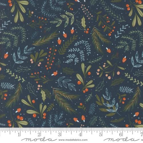 Moda Fabrics Purrfect Christmas 39043 16 Midnight