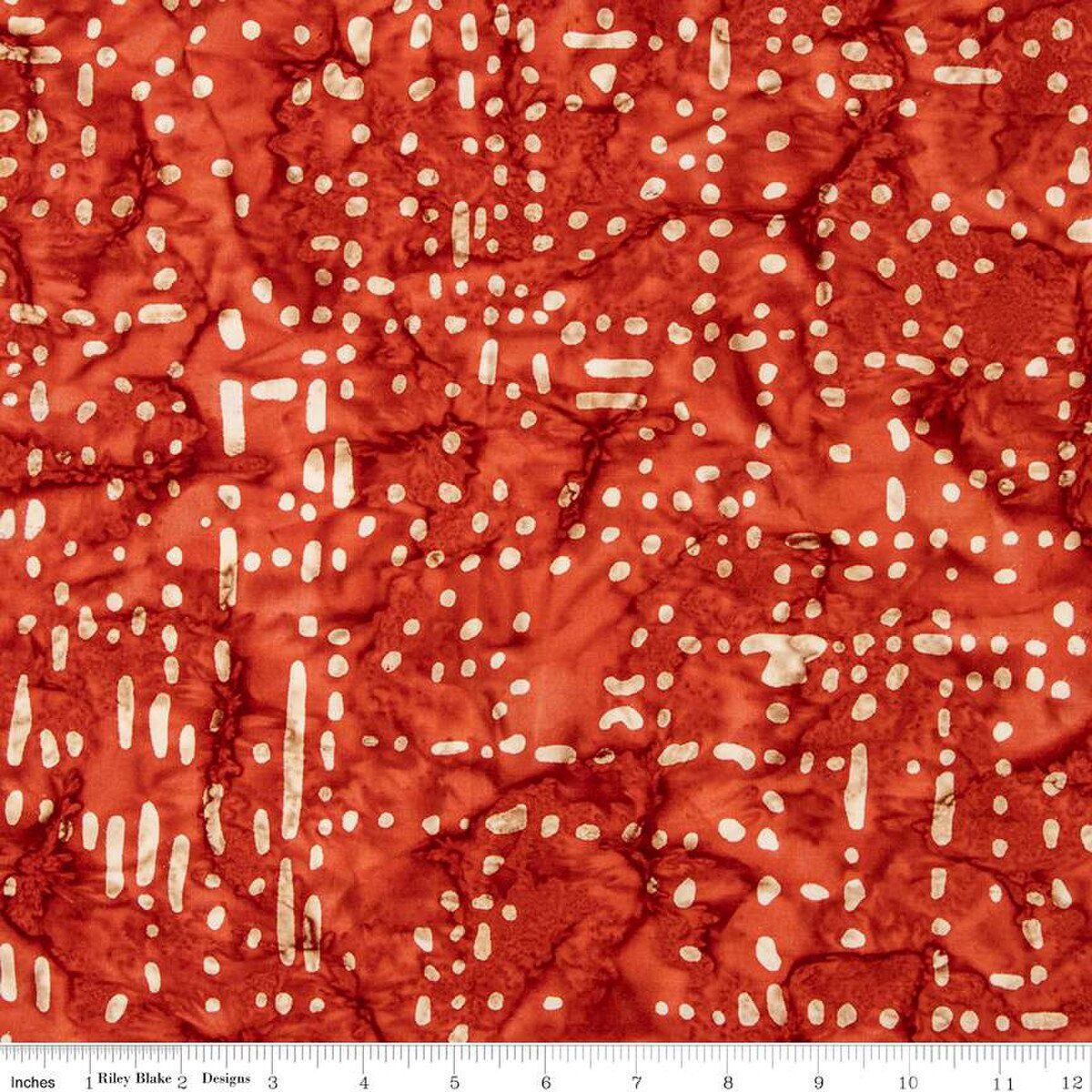 Riley Blake Designs Expressions Batiks Warm Rain BT23031-237 Papaya
