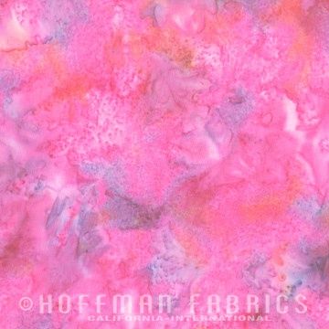 Hoffman Fabrics 1895 Watercolors Batik  1895 263 Shrimp
