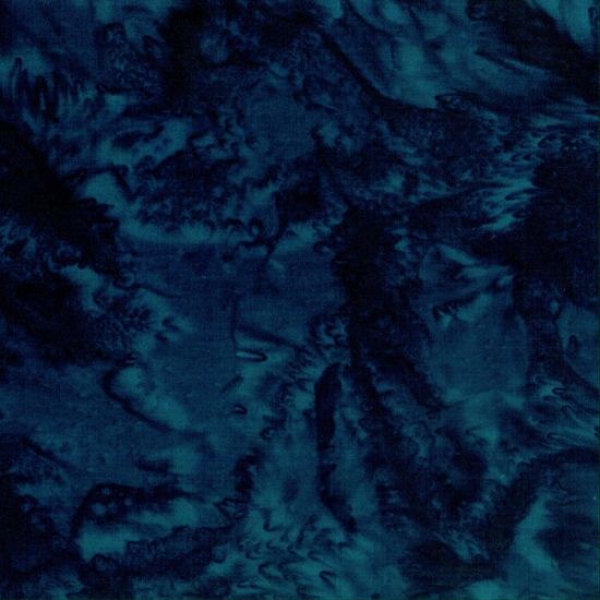 Hoffman Fabrics 1895 Watercolors Batik 1895 128 Midnight