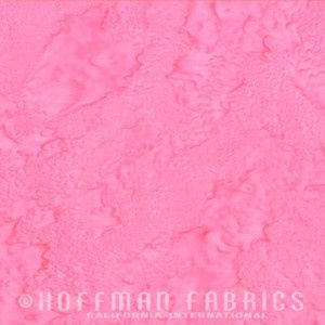 Hoffman Fabrics 1895 Watercolors Batik 1895 12 Pink