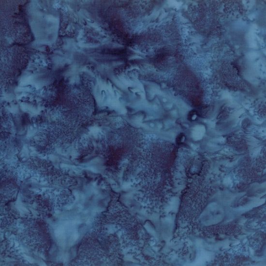 Hoffman Fabrics 1895 Watercolors Batik 1895 19 Navy