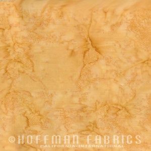Hoffman Fabrics 1895 Watercolors Batik 1895 238 Topaz