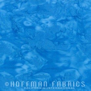 Hoffman Fabrics 1895 Watercolors Batik 1895 261 Bluejay